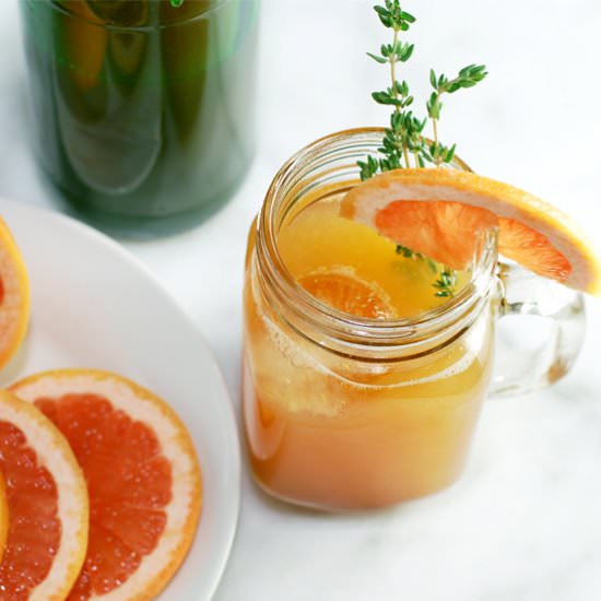 Grapefruit Cinnamon Soda