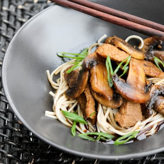 Teriyaki Steak Soba Noodles