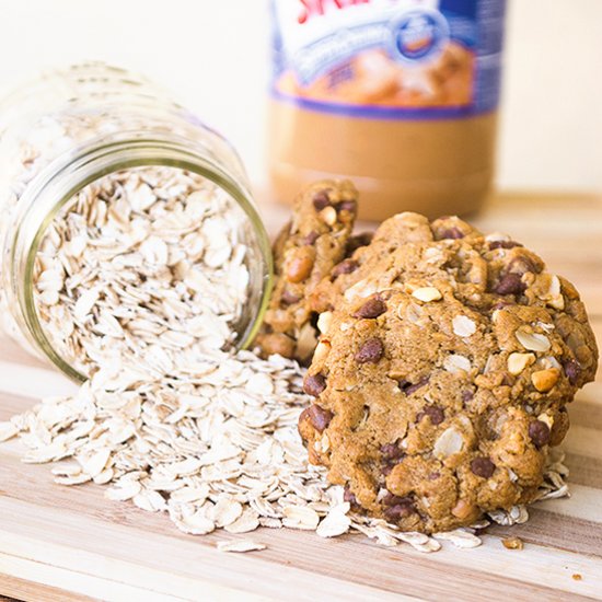 Peanut Butter Oatmeal Cookies