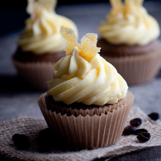 Espresso Velvet Cupcakes