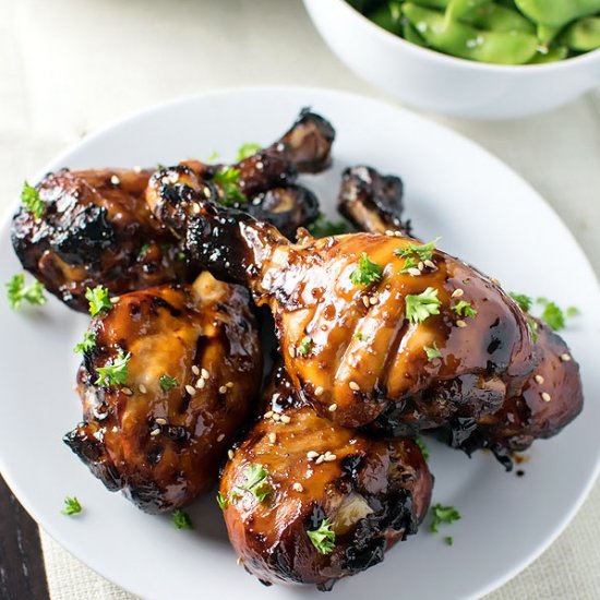 Sticky Honey Sriracha Drumsticks