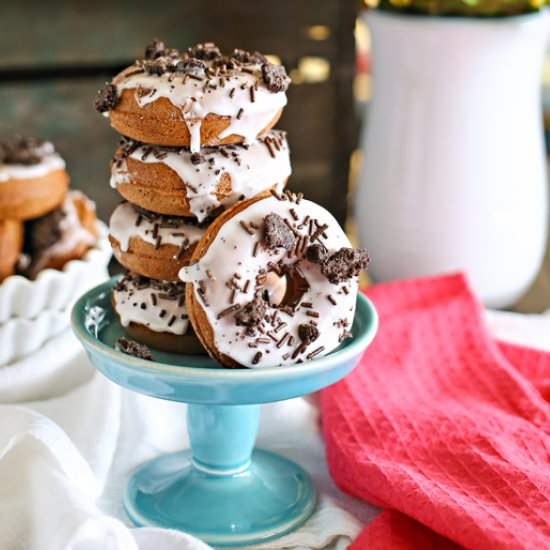 Oreo Cake Mix Donuts