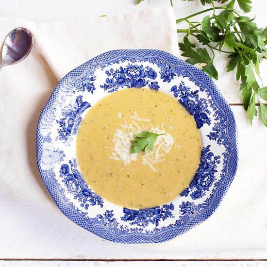 Asparagus White Bean Soup