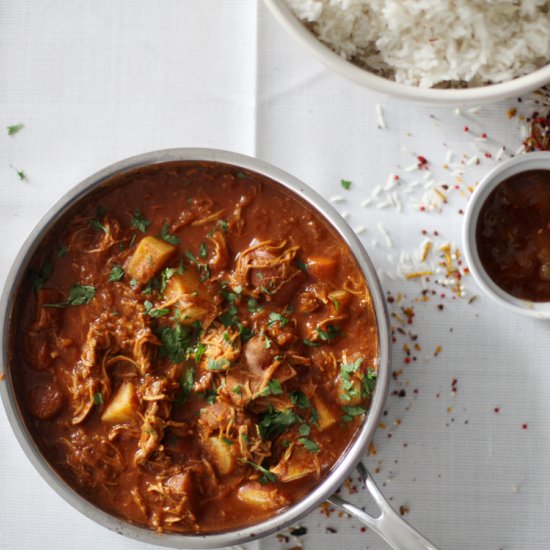 Shredded Chicken Curry