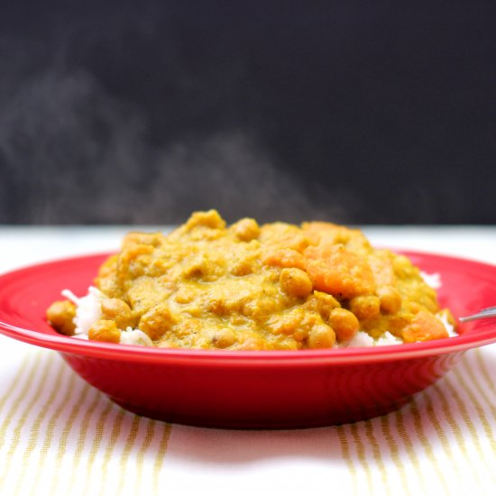 Slow Cooker Chickpea Curry