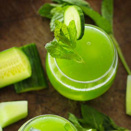 Minty Melon Cocktails