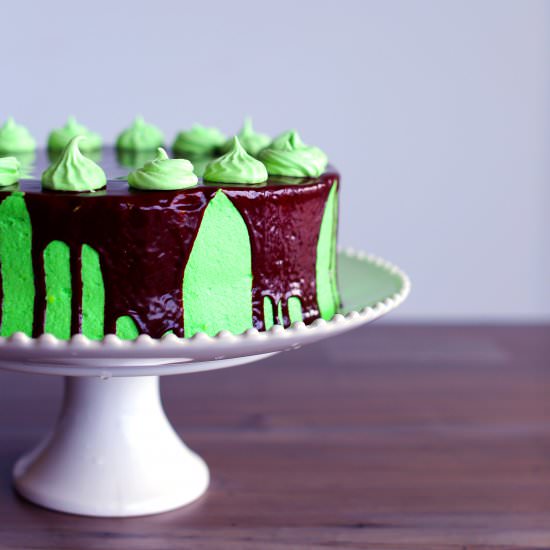 Mint Chocolate Chip Cake