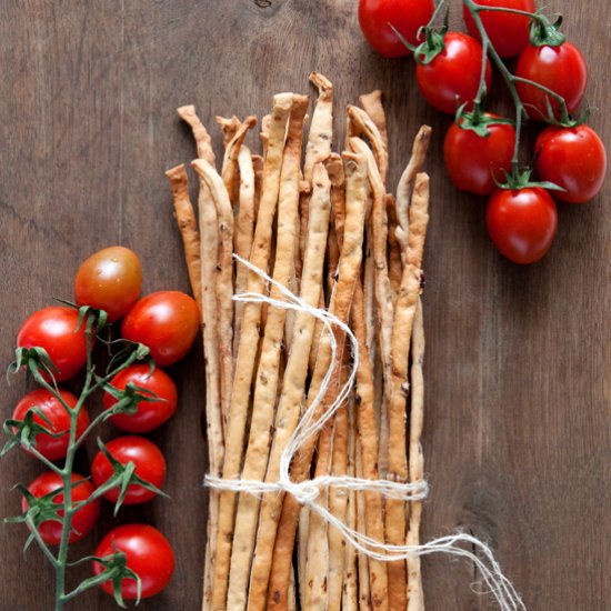 Tomato Grissini Breadsticks