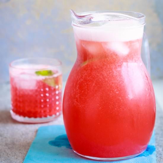 Strawberry Lime Soda