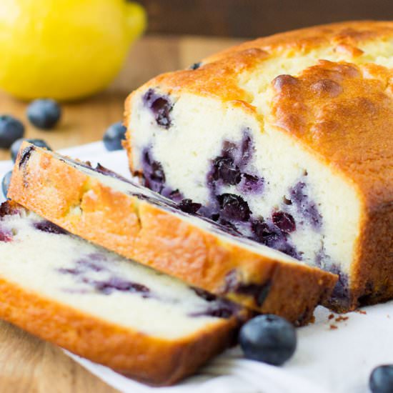 Blueberry Lemon Yogurt Cake