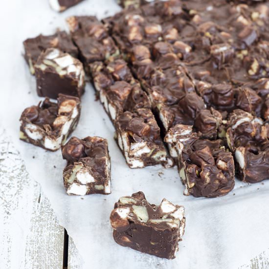 Rocky Road Fudge