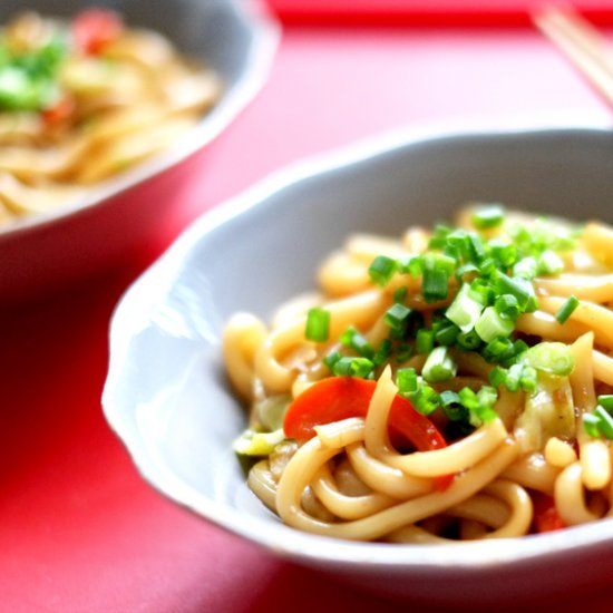 Vegetarian Yaki Udon