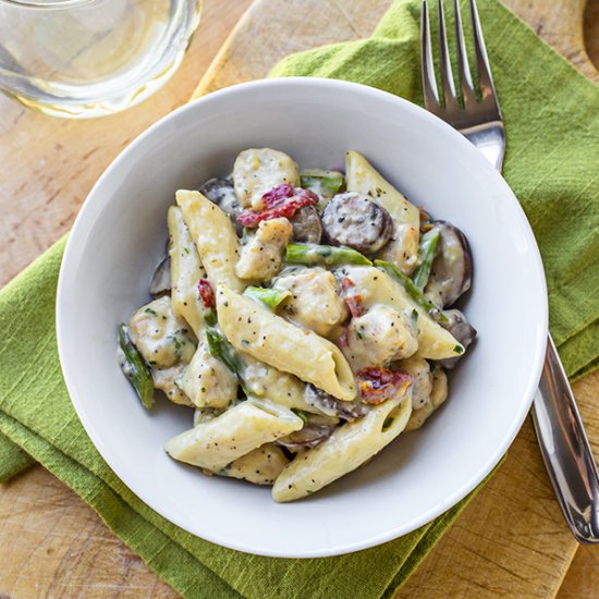 Skillet Dijon Chicken Penne