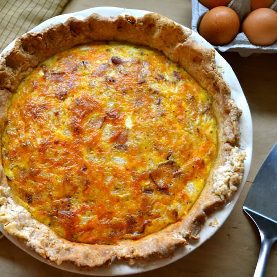 Bacon and Cheese Quiche