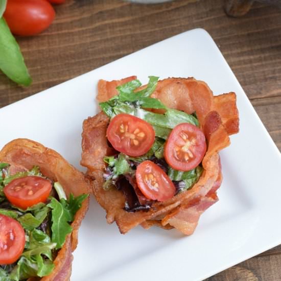 BLT Bacon Cups