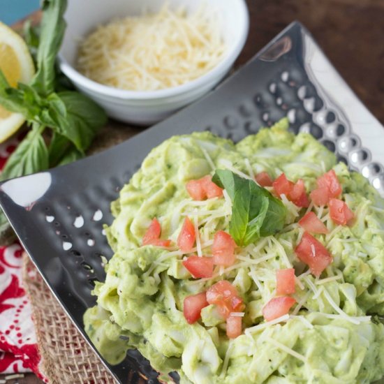 Creamy Avocado Fettuccine