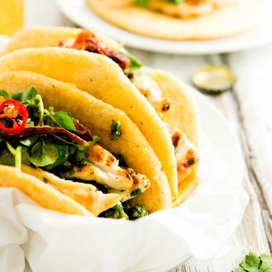 Chimichurri Chicken Tacos