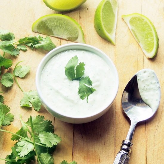 Cilantro Lime Crema