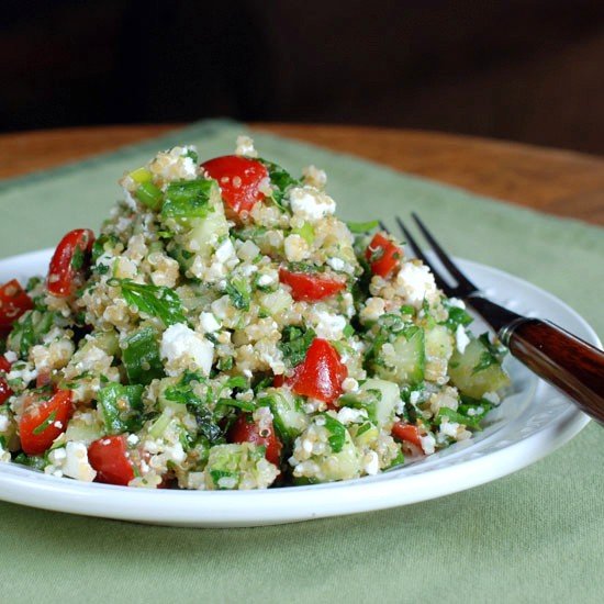 Quinoa Tabbouleh with Feta Cheese