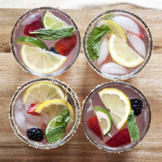 Sparkling Lemonade Sangria