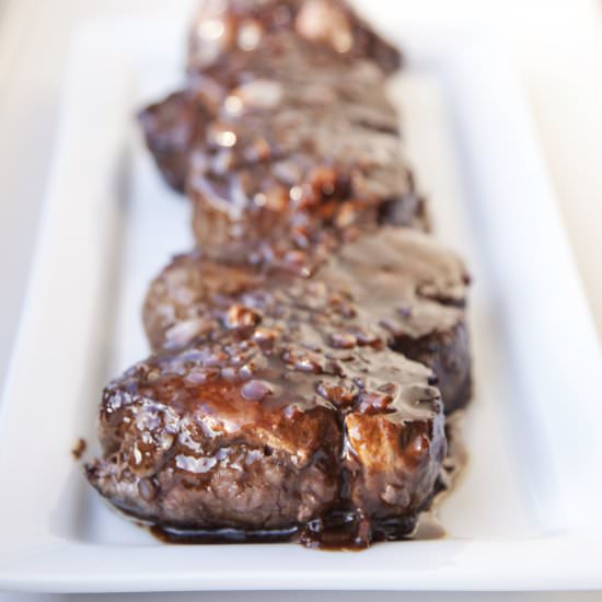 Balsamic Glazed Filet Mignon