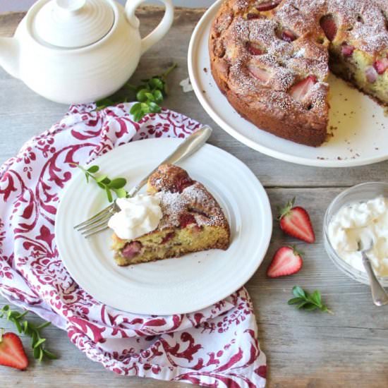 Strawberry Ricotta Cake