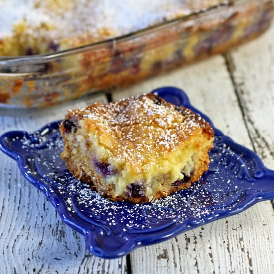 Pineapple Blueberry Ooey Gooey Cake