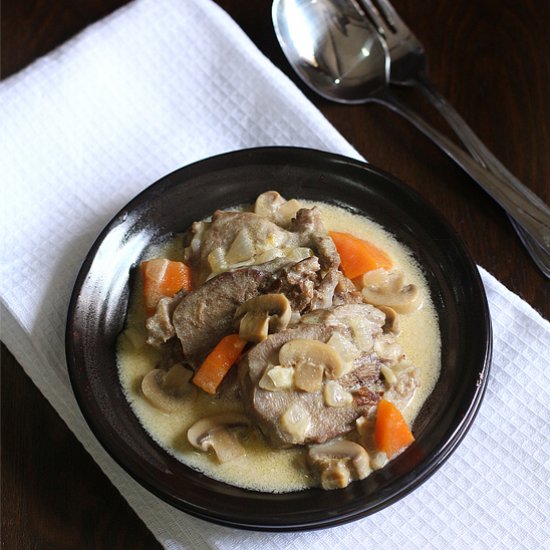 Lengua In White Sauce