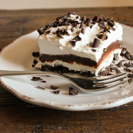 Chocolate Lasagna Meets Tiramisu