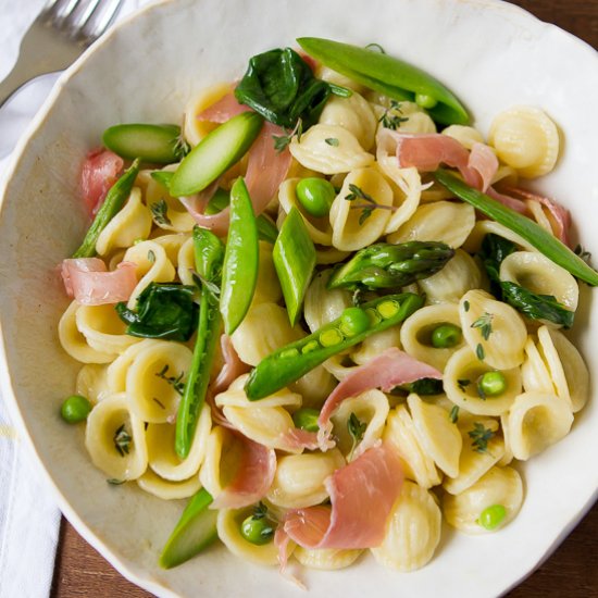 Orecchiette with Spring Vegetables