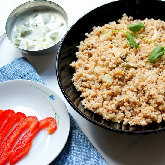 Broken Wheat Upma