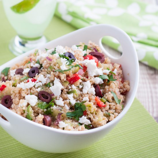 Greek Style Quinoa Salad