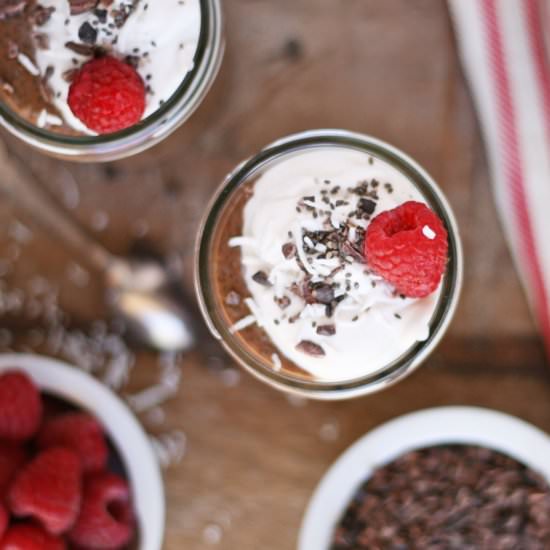 Coffee & Cacao Chia Seed Pudding