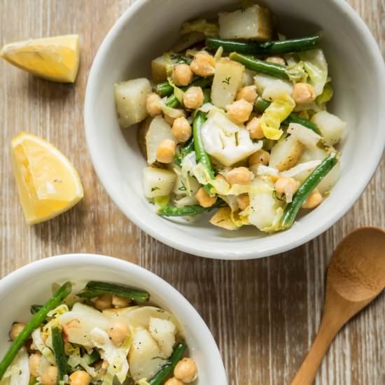 Chickpea, Fennel and Cabbage Bowl