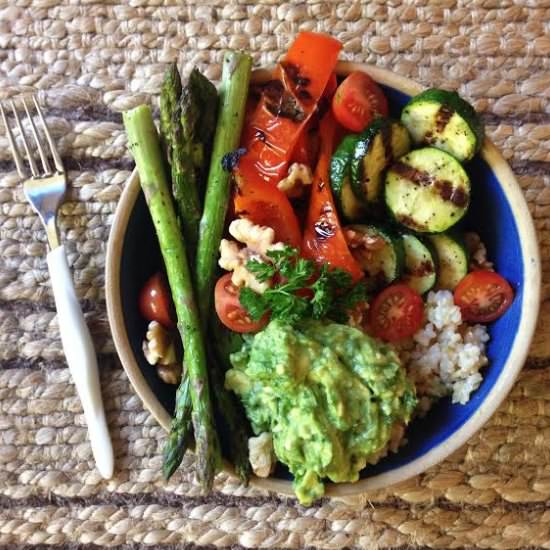 Mediterranean Spiced Veggie Bowl