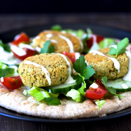 Healthy Baked Falafel