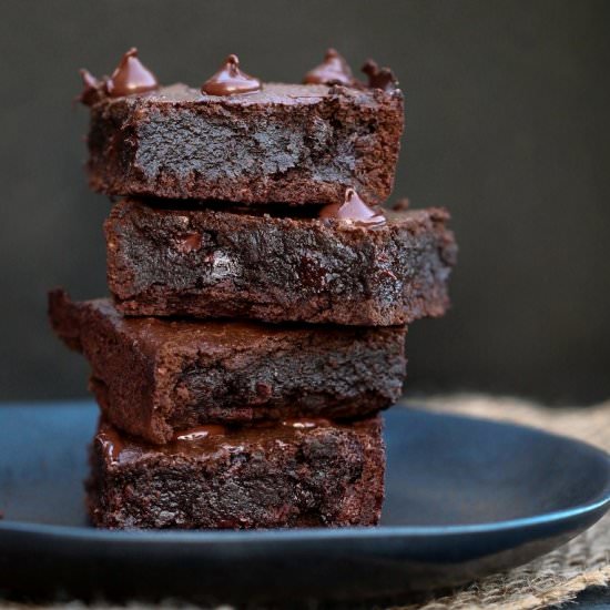 Double Chocolate Sunflower Brownies