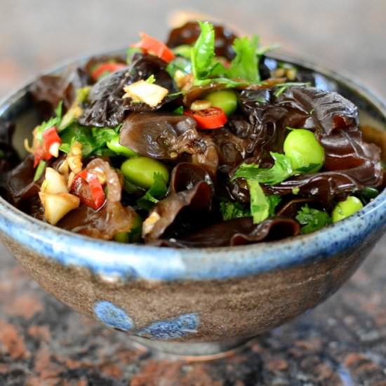 Chinese Wood Ear Mushroom Salad