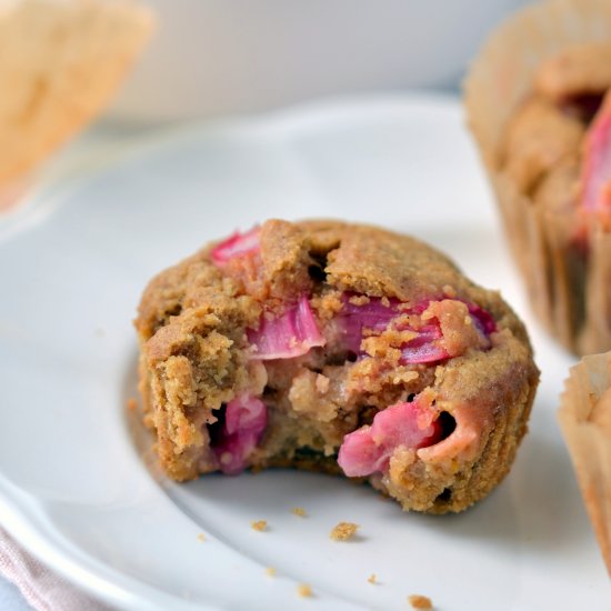 Rhubarb & Ginger Muffins