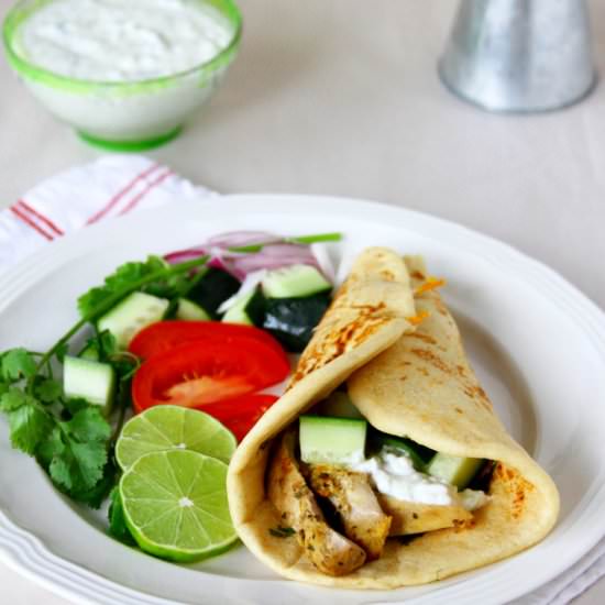 Chicken Gyro Wraps