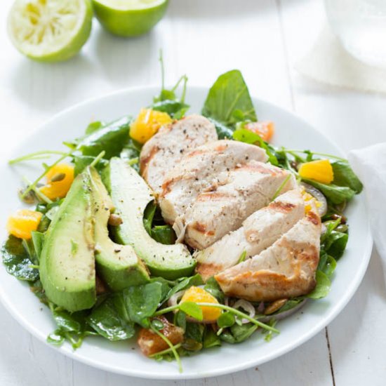 Grilled Tequila Chicken Salad