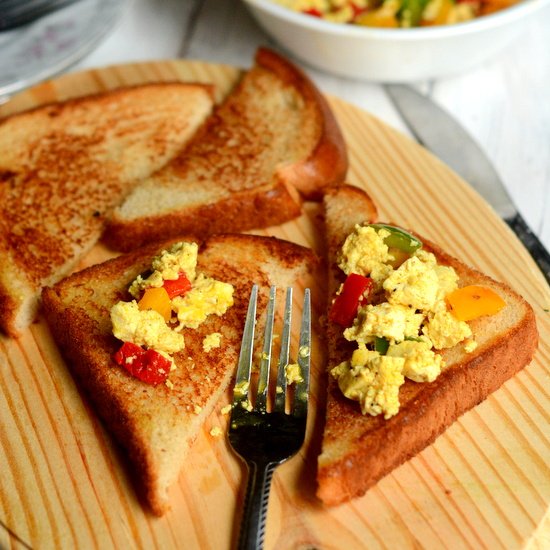 Eggless Vegan Scramble