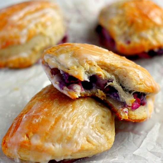 Berry Cream Cheese Turnovers