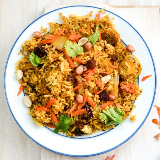 Royal Rajasthani Gatta Pulav