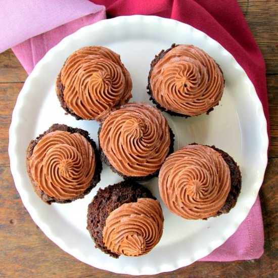 Dark Chocolate Cupcakes