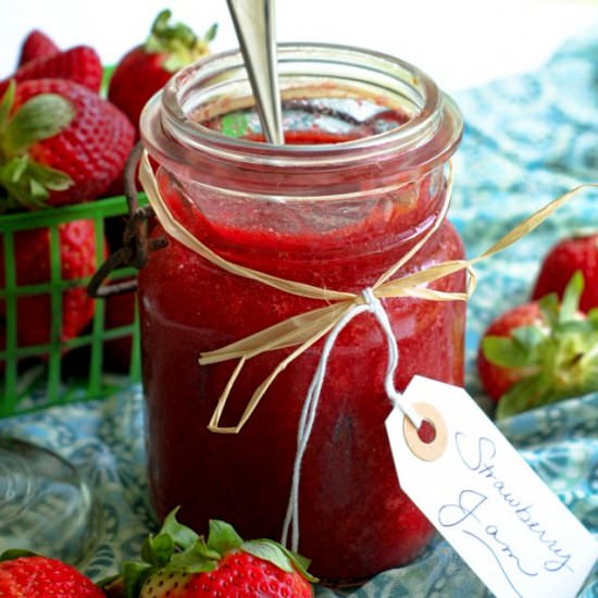 Strawberry Refrigerator Jam