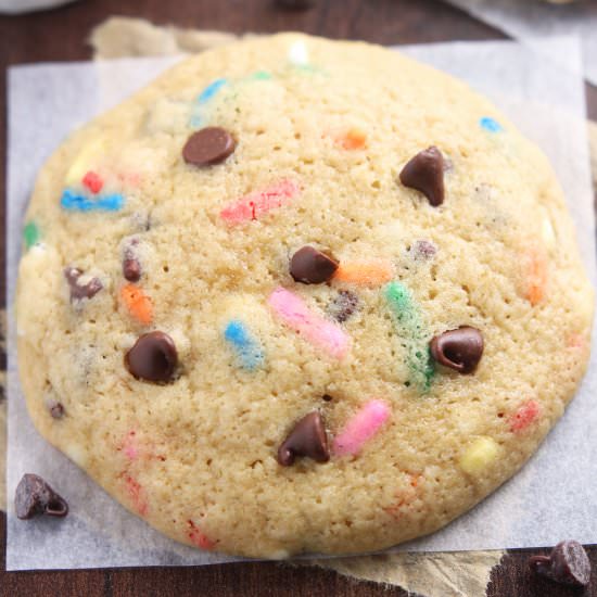 Double Chocolate Funfetti Cookies