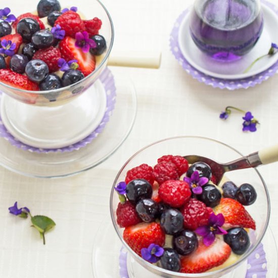 Spring Berry Mini-Trifles