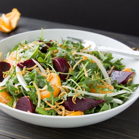 Beet and Mandarin Orange Salad