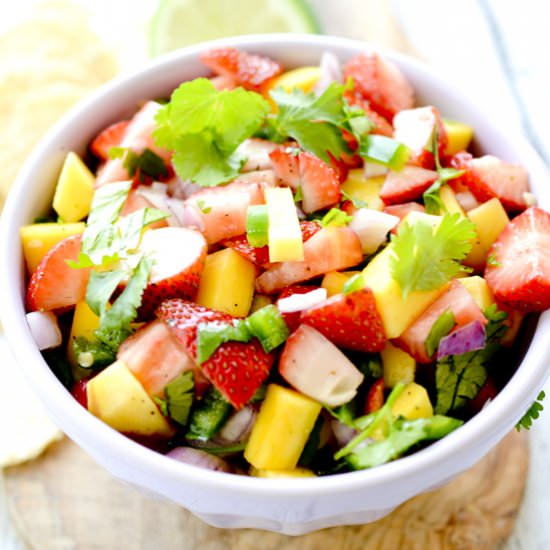 Strawberry and Mango Salsa